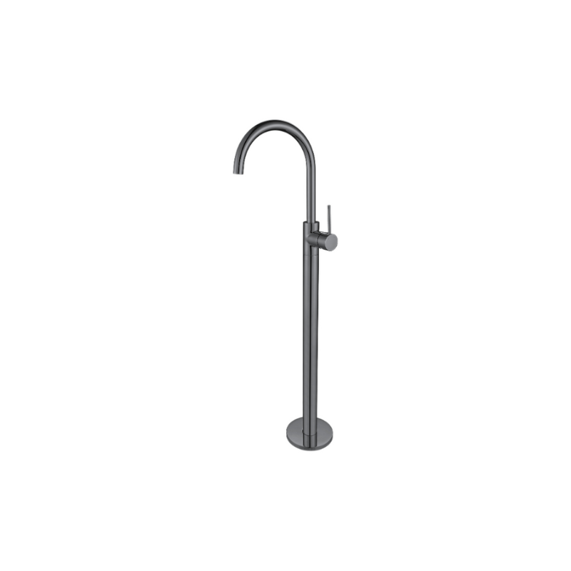 Star Mini Freestanding Bath Mixer Gun Metal
