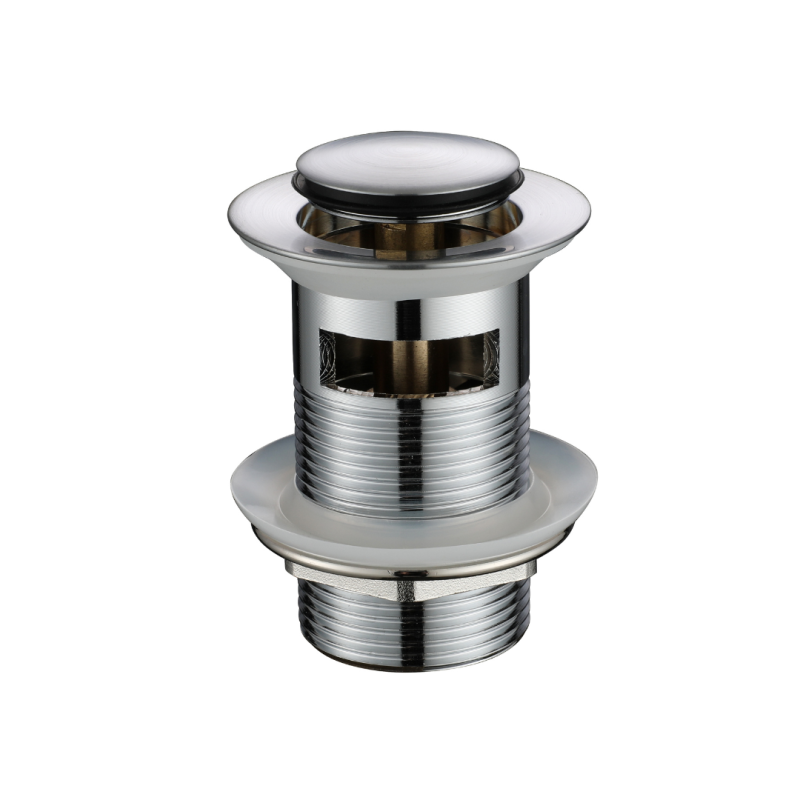 Pop-Up Waste 32mm With Overflow - brushed-chrome