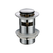 Pop-Up Waste 32mm With Overflow - brushed-chrome