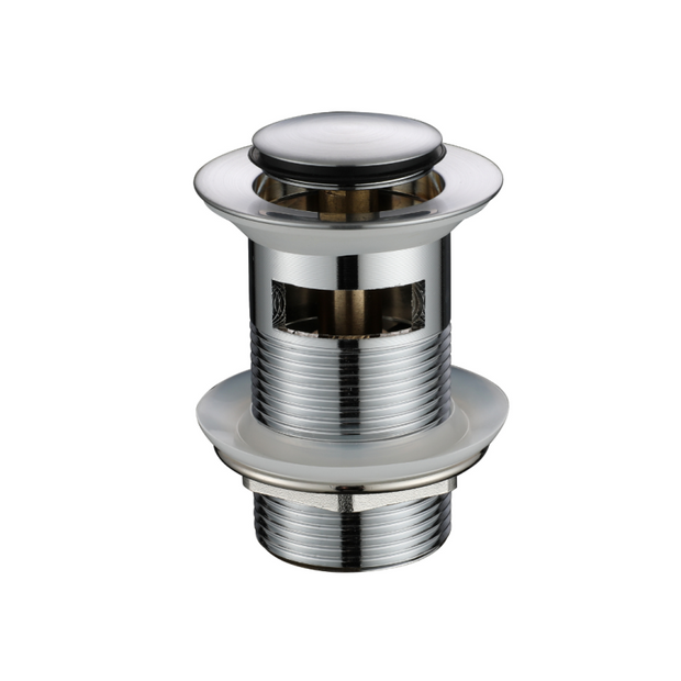 Pop-Up Waste 32mm With Overflow - brushed-chrome