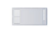 Remo Bathroom Ventilation Fan & Heater 600s