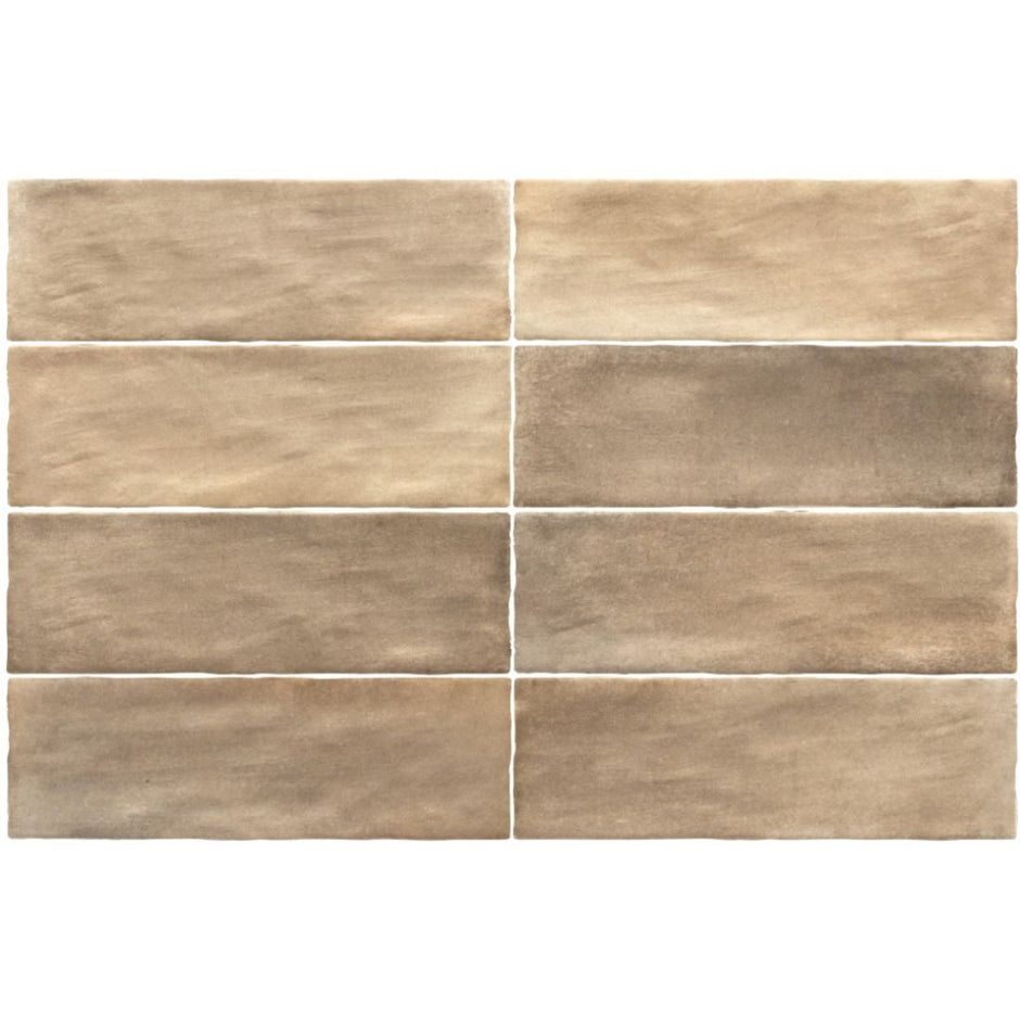 Sabbia Cinnamon Matt Ceramic Subway Tiles 65x200mm tile