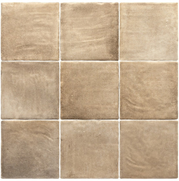 Sabbia Cinnamon Matt Ceramic Tiles 100x100mm tile