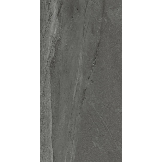 Sandstone Black Matt Stone Look Porcelain Tiles 600x1200mm tile