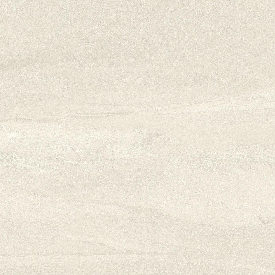 Sandstone White Matt Stone Look Porcelain Tiles 600x600mm tile