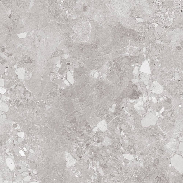 Sassi Stone Ash Matt Terrazzo Look Porcelain Tiles tile