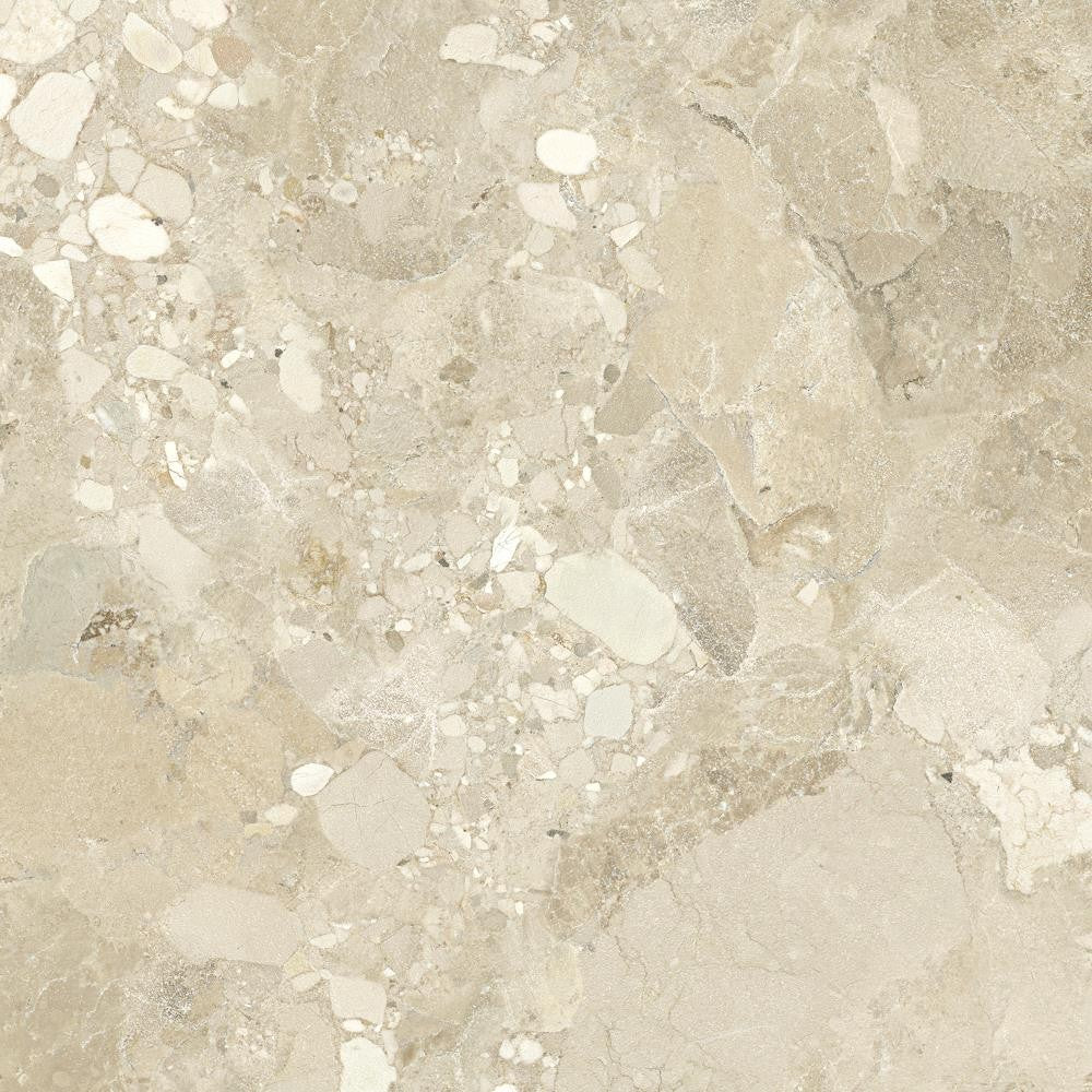 Sassi Stone Beige Matt Terrazzo Look Porcelain Tiles tile