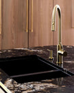 Round Soap Dispenser - PVD Tiger Bronze