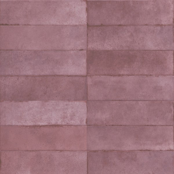 Shallow Aubergine Gloss Porcelain Subway Tiles tile