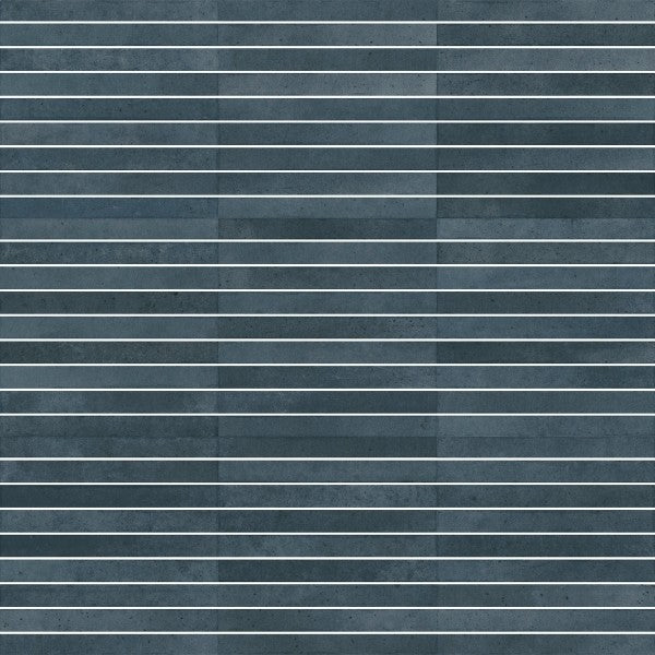 Shallow Blue Kit Kat Gloss Porcelain Tiles in a room setting