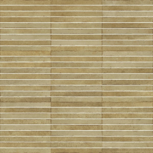 Shallow Caramel Kit Kat Gloss Porcelain Tiles in a room setting