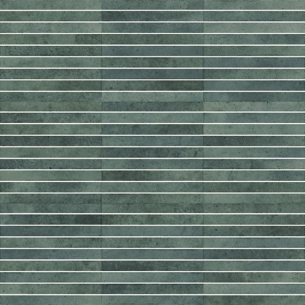 Shallow Forest Kit Kat Gloss Porcelain Tiles in a room setting