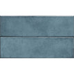 Shallow Ocean Gloss Porcelain Subway Tiles in a room setting