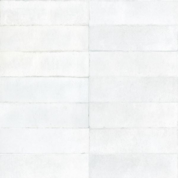Shallow White Gloss Porcelain Subway Tiles tile