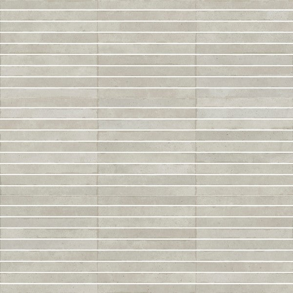 Shallow White Kit Kat Gloss Porcelain Tiles in a room setting