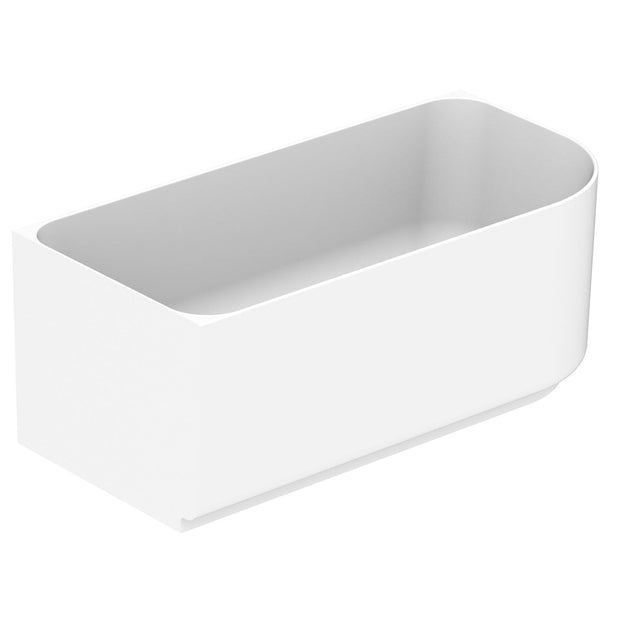 Solace 1300 Left Corner Gloss White Bath