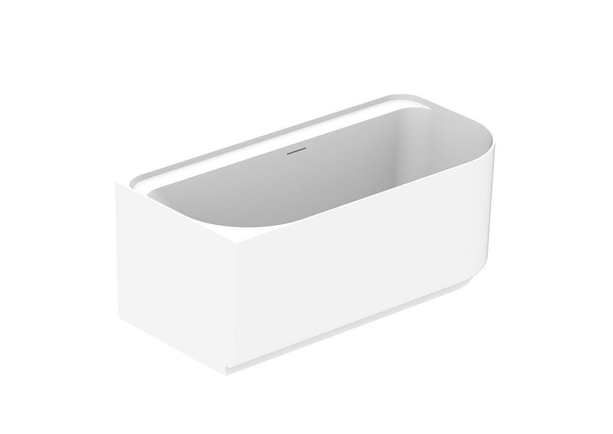ADP Solace 1500 Left Corner Matte White Bath