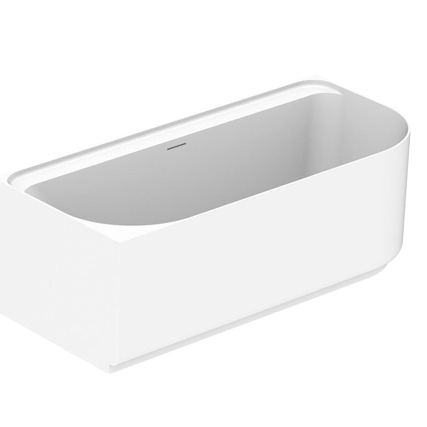 Solace 1700 Left Corner Matte White Bath
