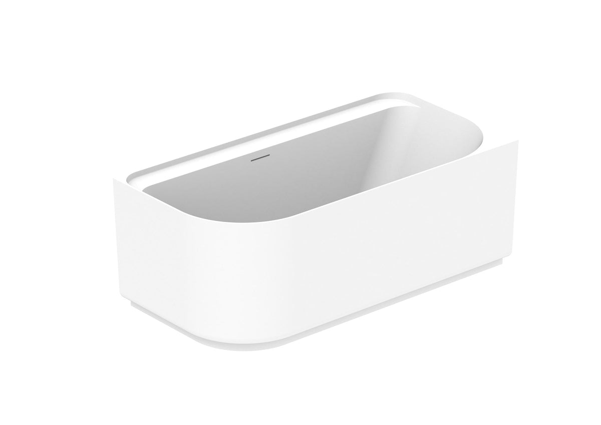 Solace 1500 Right Corner Matte White Bath