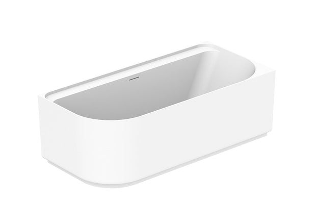 Solace 1700 Right Corner Matte White Bath