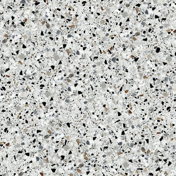 Sparkle Rainbow Matt Terrazzo Look Porcelain Tiles 600x600mm tile