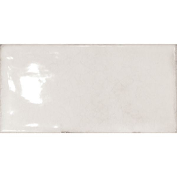 Splendours White Gloss Ceramic Subway Tiles 75x150mm tile