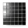 Square Black Matt Porcelain Mosaic tile