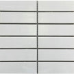 Stackbond White Matt Porcelain Mosaic 45x145mm tile