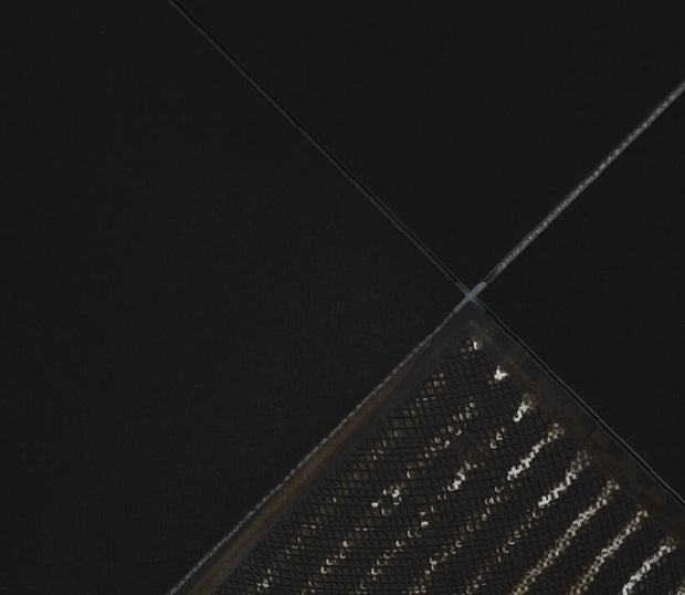 Super Black Matt Porcelain Tiles 300x600mm in a room setting