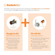 Vask SwitchMix Shower / Wall Mixer (Fit-Off Kit Only)
