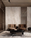 Taj Mahal Amber Matt Stone Look Porcelain Tiles 600x600mm in a room setting