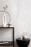 Taj Mahal Shell Matt Stone Look Porcelain Tiles 600x600mm in a room setting