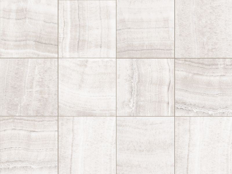 Tivoli Blanco Natural Travertine Look Porcelain Tiles in a room setting