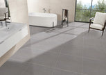 Toronto Basaltina Grey Matt Concrete Look Porcelain Tiles 300x600mm in a room setting