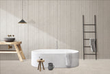 Traverpro Earth 3D Chisel Matt Travertine Look Porcelain Tiles in a room setting