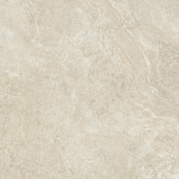 Traverpro Earth Cross Cut Matt Travertine Look Porcelain Tiles 600x600mm tile