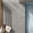 Traverpro Grey Cross Cut Drop Face Porcelain Pavers in a room setting