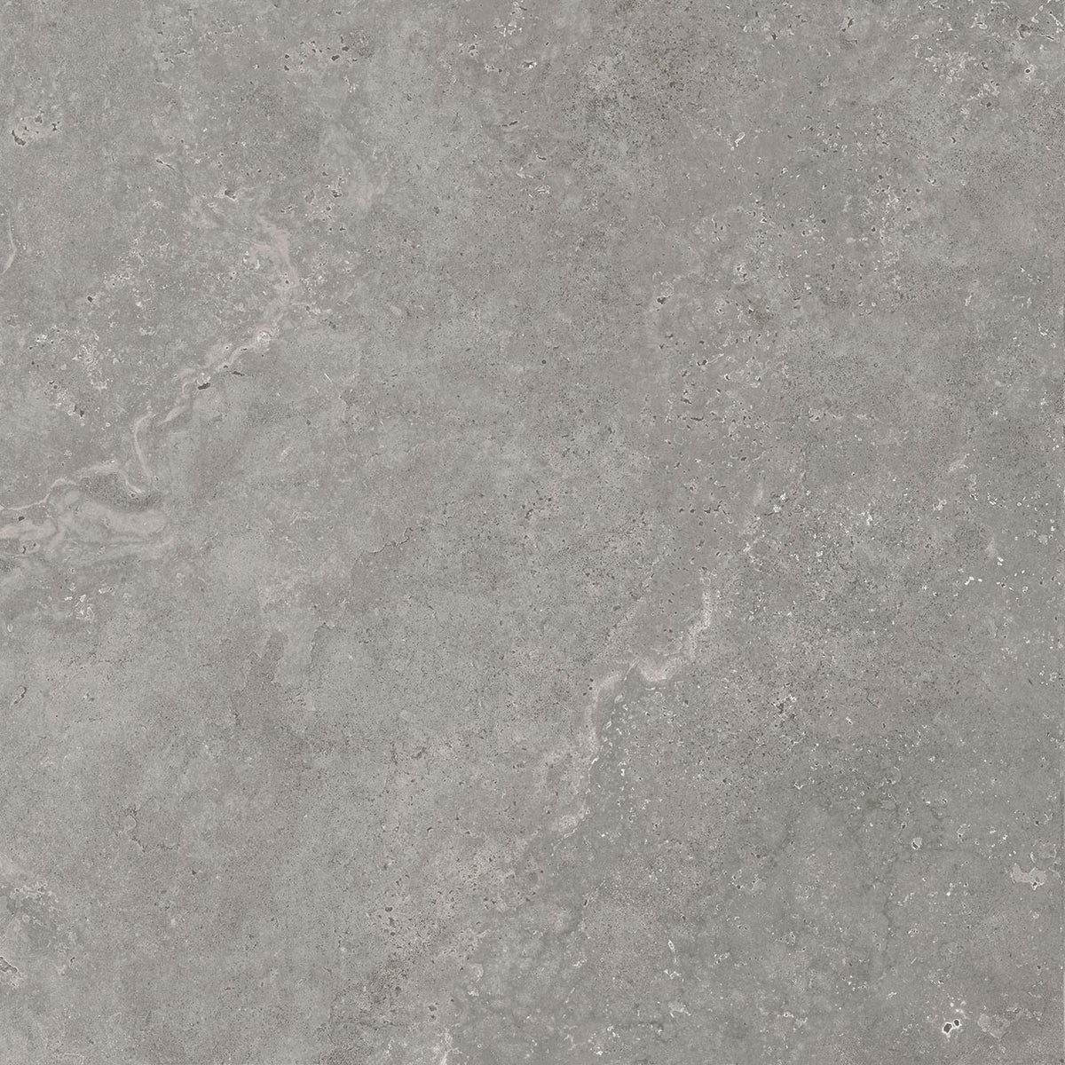 Traverpro Grey Cross Cut Matt Travertine Look Porcelain Tiles 600x600mm tile