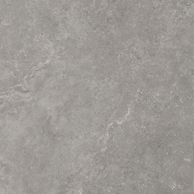 Traverpro Grey Cross Cut Matt Travertine Look Porcelain Tiles 600x600mm tile