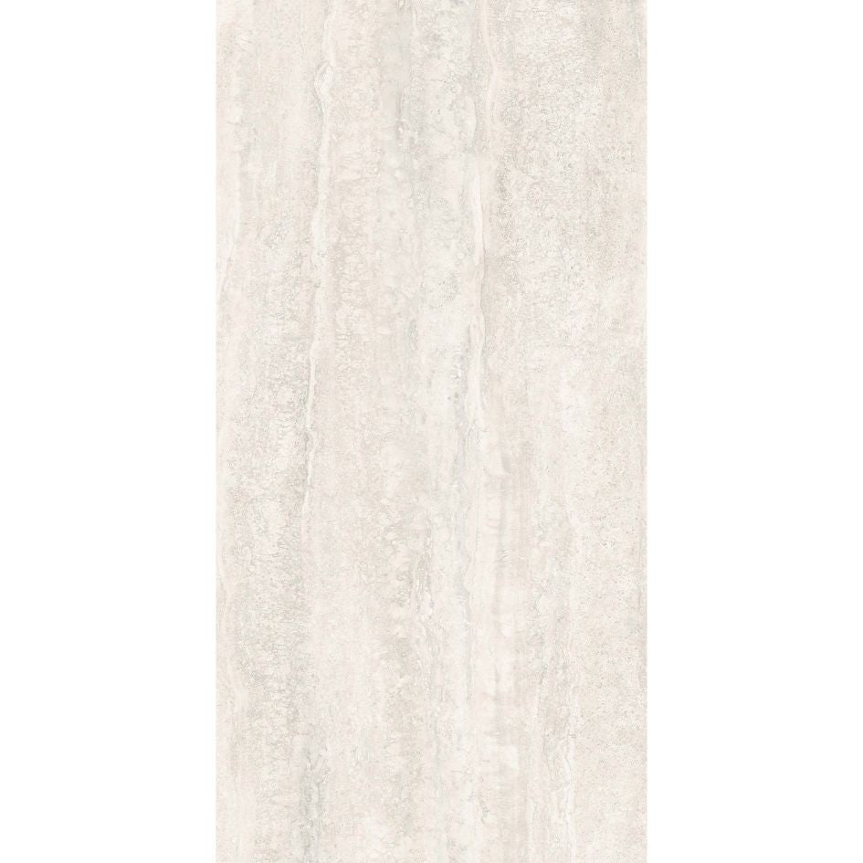 Traverpro White Vein Matt Travertine Look Porcelain Tiles tile