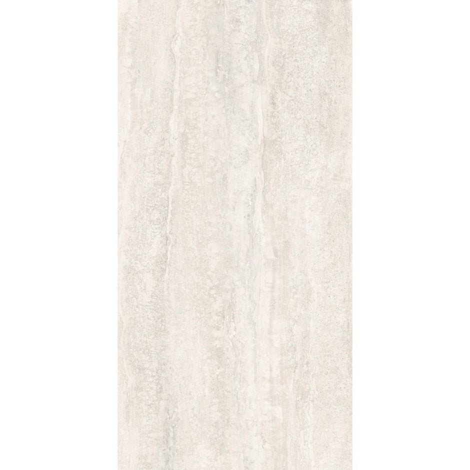 Traverpro White Vein Matt Travertine Look Porcelain Tiles tile