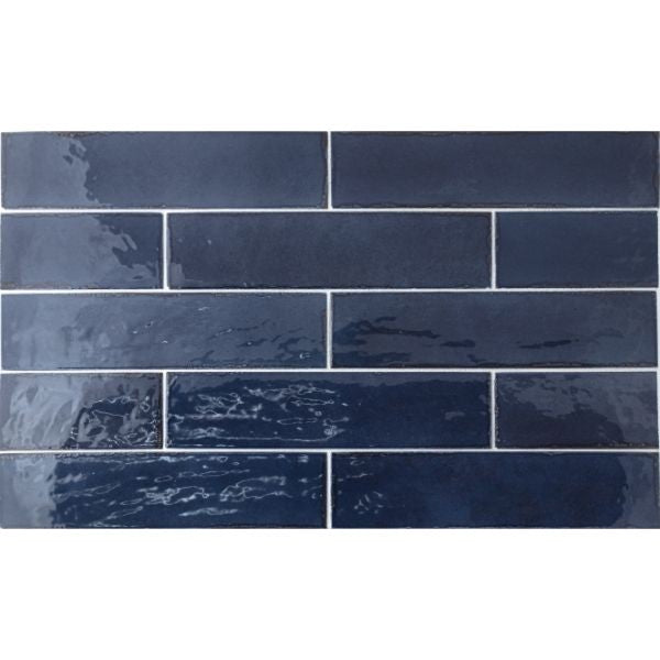 Tribeca Blue Note Gloss Porcelain Subway Tiles tile