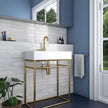 Tribeca Gypsum White Gloss Porcelain Subway Tiles in a room setting