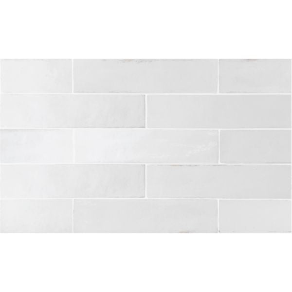 Tribeca Gypsum White Gloss Porcelain Subway Tiles tile