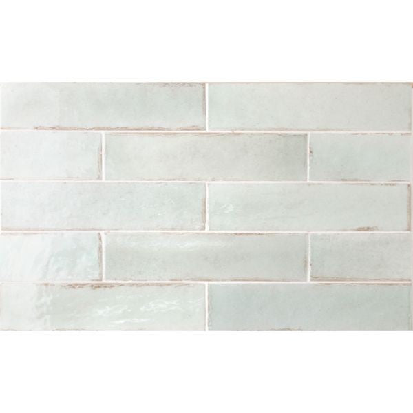 Tribeca Seaglass Mint Gloss Porcelain Subway Tiles tile