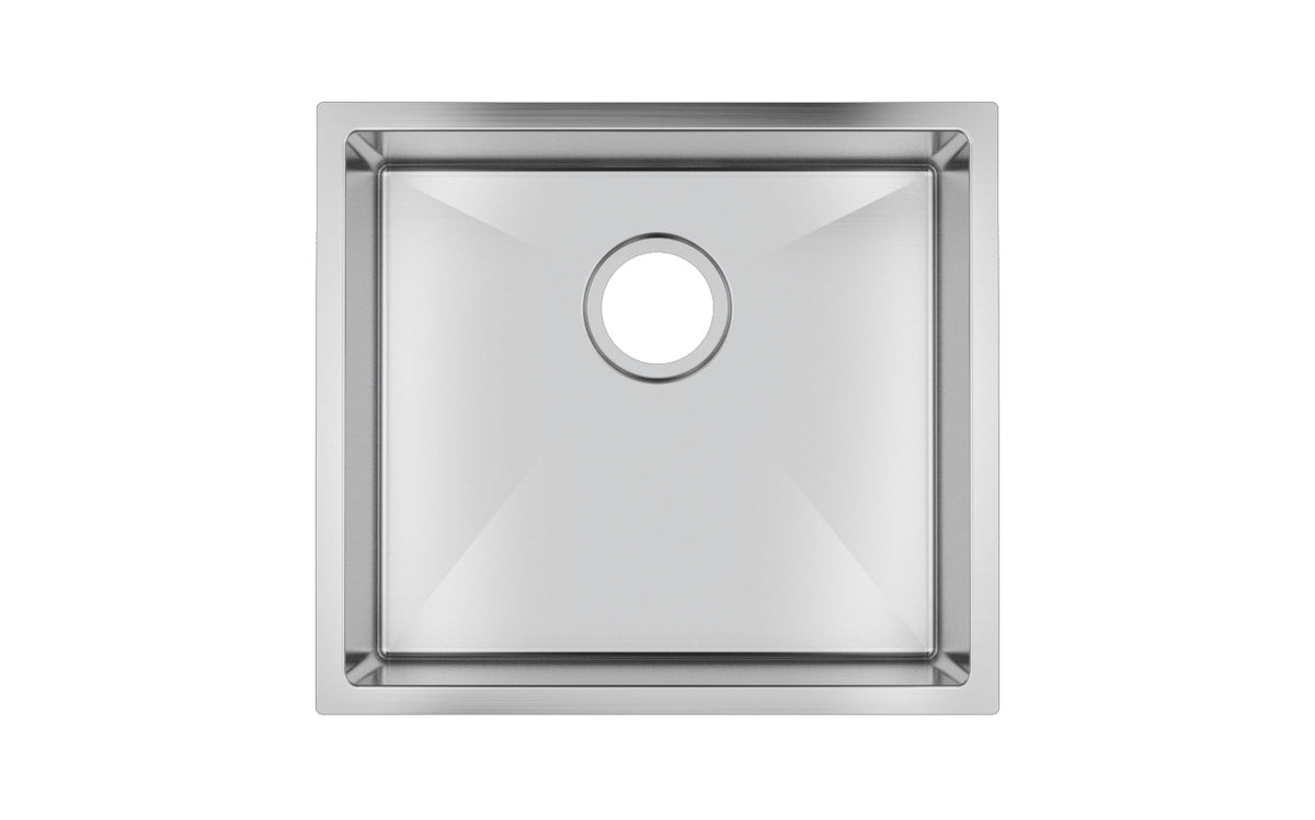 Navona TWM1 Handmade Single Bowl Sink 500 x 440 x 230mm Stainless Steel