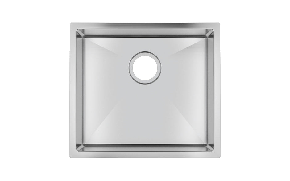 Navona TWM1 Handmade Single Bowl Sink 500 x 440 x 230mm Stainless Steel