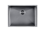Navona TWM10 Handmade Single Bowl Sink 600 x 450 x 230mm Gunmetal Black