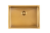 Navona TWM10 Handmade Single Bowl Sink 600 x 450 x 230mm Brushed Gold