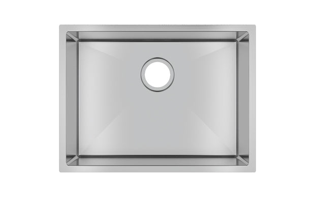 Navona TWM10D Handmade Single Bowl Sink 600 x 450 x 300mm Stainless Steel